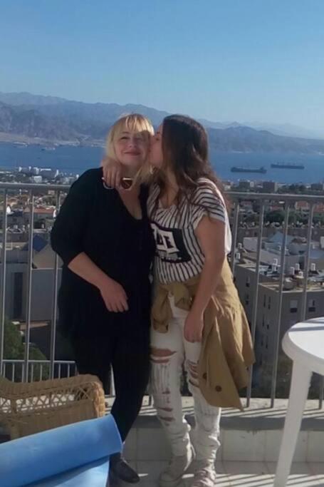נוף למפרץ Apartman Eilat Kültér fotó